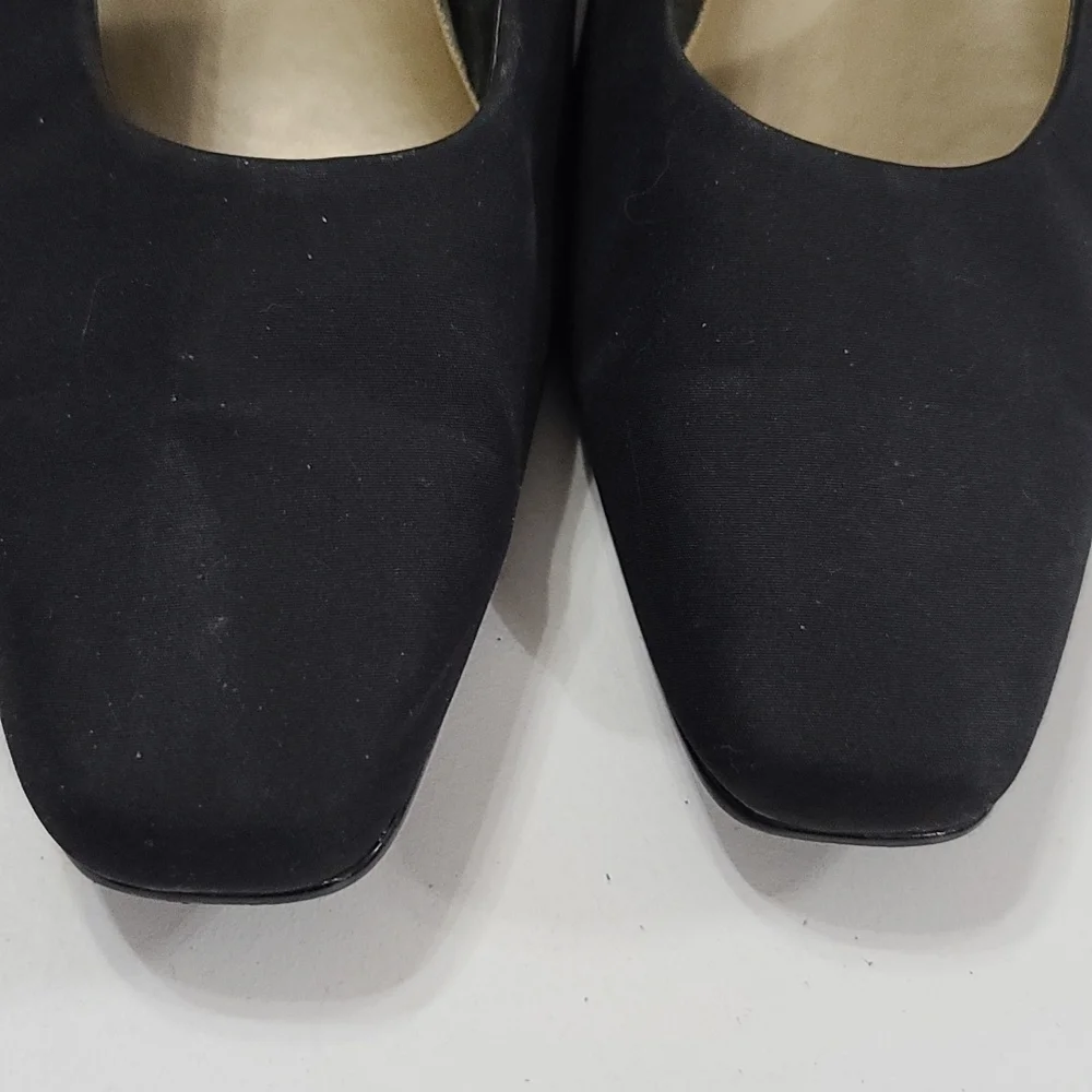 Mootsies Tootsies Heeled‎ Pumps Black Slip-ons Comfort Size 8.5 GUC READ